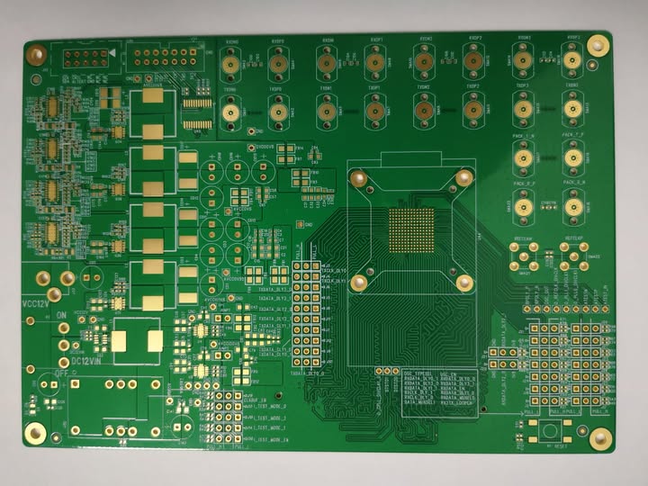 Uniwell вериги 10 слоя с обратно пробиване и отвор за диск HDI платка